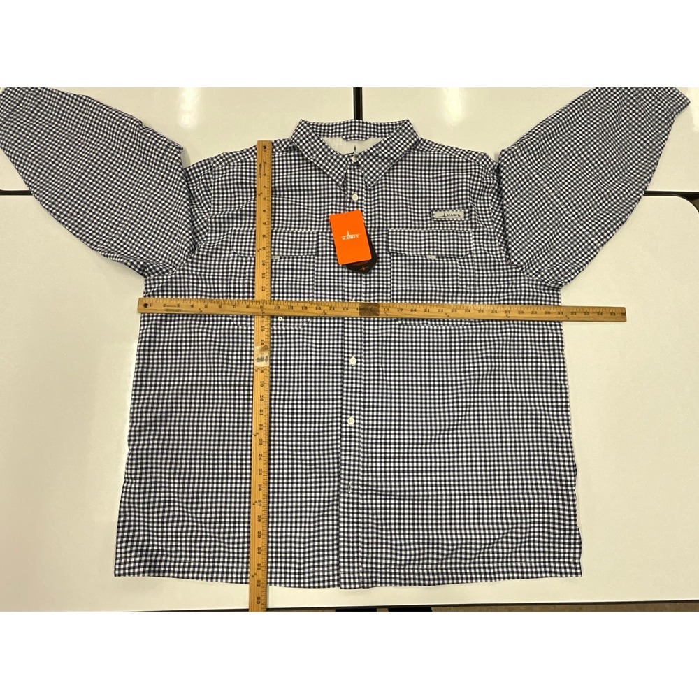 Men HABIT Crayfish Creek L/S River Creek 3XL Medievel Blue UPF Cooling Quick Dry - Picture 12 of 12